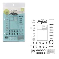 #こどものかお スタンプ クリアスタンプシート  MY JOURNAL 00980022