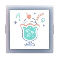 #こどものかお スタンプ このいろスタンプミニ  クリームソーダ 1813-001