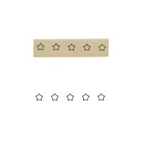 #こどものかお スタンプ 手帳はんこ部  星5つ 0412-013