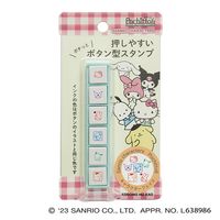 #こどものかお(国内販売のみ） スタンプ サンリオキャラクターズポチッとシックス  キャラクターフェイス 02412002