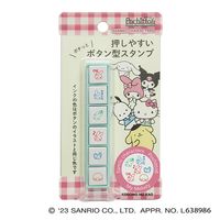 #こどものかお(国内販売のみ） スタンプ サンリオキャラクターズポチッとシックス  My Melody 02412003