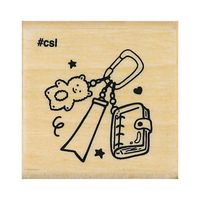 #こどものかお スタンプ Nアイラブスタンプ  カラビナ手帳 1533-026