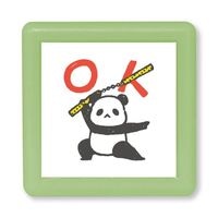 #こどものかお(国内販売のみ） スタンプ Nミニ☆ポン  パンダ・OK 00550013
