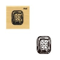 #こどものかお スタンプ アイラブスタンプ  ドロップ（四角形） 1533-061