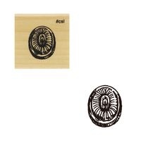 #こどものかお スタンプ アイラブスタンプ  ドロップ（楕円） 1533-062