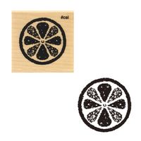 #こどものかお スタンプ アイラブスタンプ  オレンジ 1533-068
