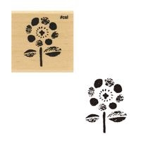 #こどものかお スタンプ アイラブスタンプ  花 1533-069