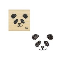 #こどものかお 印章用品 アイラブスタンプ  パンダ顔 1533-077