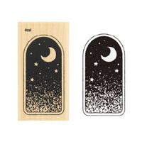 #こどものかお スタンプ アイラブスタンプ  月の空 1535-030