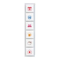 #こどものかお スタンプ Pochitto6  予定を管理 01850002