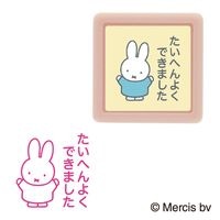 #こどものかお(国内販売のみ） スタンプ ミッフィーミニ☆ポンスタンプ  たいへんよくできました 2074-003
