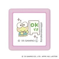 #こどものかお(国内販売のみ） 印章用品 サンリオキャラクターズミニ☆ポンスタンプ  ケロッピ・OKです 2415-010