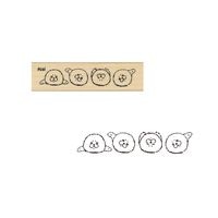 #こどものかお 印章用品 アイラブスタンプ  ゴロゴロアザラシ 1533-088