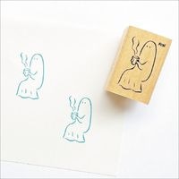 #こどものかお 印章用品 Ｎアイラブスタンプ  おばけお茶 1533-094