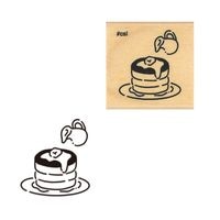 #こどものかお 印章用品 Ｎアイラブスタンプ  パンケーキ 1533-100