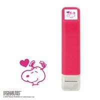 #こどものかお(国内販売のみ） 印章用品 ワンポイント浸透印  スヌーピー･ハート 2223-006