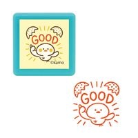 #こどものかお(国内販売のみ） カモの動物スタンプ 浸透印 ヒヨコGOOD 2934-001