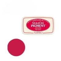 #こどものかお スタンプ台 ステイズオンピグメント  パッションレッド 19916-021