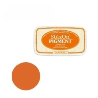 #こどものかお スタンプ台 ステイズオンピグメント  オレンジピール 19916-071