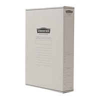 #ハイモジモジ ドキュメントボックス WORKERS'BOX WIDE A4 グレー HMWB-1822