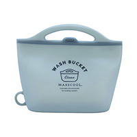 #パインクリエイト シリコンバケツ WASH BUKCET  クールグレー 21P44223