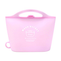 #パインクリエイト シリコンバケツ WASH BUKCET  ミスティピンク 21P44224