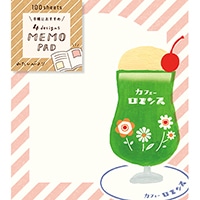 #古川紙工 メモ わたしびより 4designs MEMO PAD 喫茶   LM168