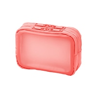 #プラス ＰＣ周辺商品 ナカ見え　ガジェットポーチＳ  ピンク 428745