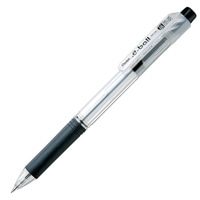 【ぺんてる】ボールペン .eボールペン 0.5mm 黒  BK125-A