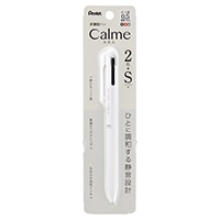 #ぺんてる 油性ボールペン パック Calme多機能 0.5mm グレイッシュホワイト軸  XBXAW355W