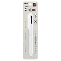 #ぺんてる 油性ボールペン パック Calme多機能 0.7mm グレイッシュホワイト軸  XBXAW375W