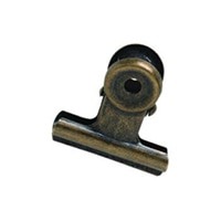 #べロス  クリップ アンティーク　目玉クリップ（小小）　  ブロンズ  TAB-M4