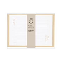 【マルアイ】(国内販売のみ) (国内販売のみ) レターセット ミッフィレター 横型 ベージュ ﾚ-MY9BE