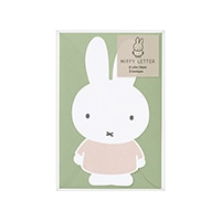 #マルアイ (国内販売のみ) レターセット ミッフィレター ダイカット グリーン ﾚ-MY11G