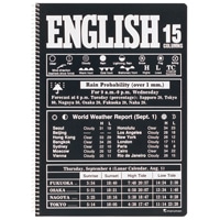 【マルマン】ノート イングリッシュノートブック 英習字罫15段 B5 ブラック  N526A-05