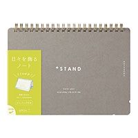 #ミドリ(国内販売のみ) ノート<A5> プラススタンド 無罫  13807