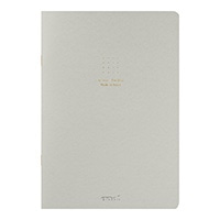 【ミドリ】(国内販売のみ)ノート カラー ドット方眼  A5 グレー 15271006