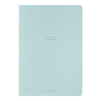 【ミドリ】(国内販売のみ)ノート カラー ドット方眼  A5 青 15275006