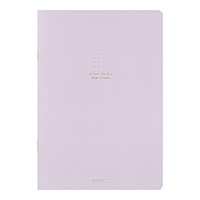 【ミドリ】(国内販売のみ)ノート カラー ドット方眼  A5 紫 15276006