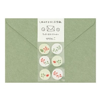 【ミドリ】(国内販売のみ)封筒 しあわせ 木の実  20468