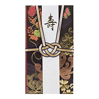 #ミドリ(国内販売のみ) 金封 結婚祝 打掛柄 黒  25247