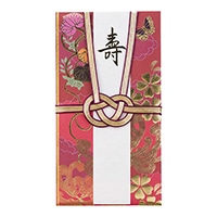 #ミドリ(国内販売のみ) 金封 結婚祝 打掛柄 赤  25249