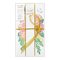 【ミドリ】(国内販売のみ) 金封 金封 結婚祝い 透かし  ピンクブーケ 25529