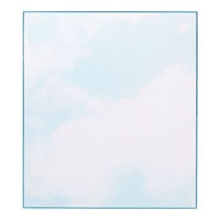 【ミドリ】(国内販売のみ)色紙 空色  33126