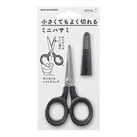 【ミドリ】ミニハサミ 黒  35324