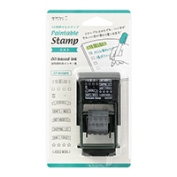 【ミドリ】(国内販売のみ) スタンプ 回転印  リスト柄 35376