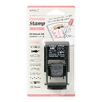 【ミドリ】(国内販売のみ) スタンプ 回転印  ネコ柄 35380