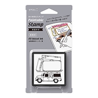 【ミドリ】(国内販売のみ) スタンプ 浸透印スタンプ  お出掛 35391