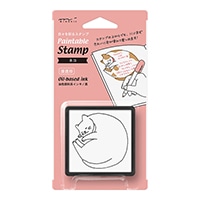【ミドリ】(国内販売のみ) スタンプ 浸透印スタンプ  ネコ柄 35396