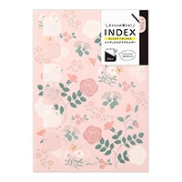 #ミドリ(国内販売のみ)  クリアホルダー インデックスクリアホルダー A4  花 35407006